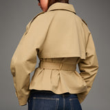 Kurzer Trenchcoat