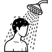 Flexibel einsetzbar – trocken oder unter der Dusche.